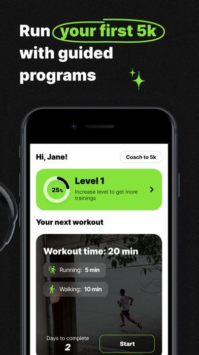 iRun. Couch to Runner : Run 5k screenshot 3