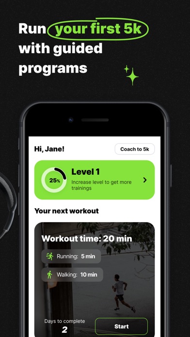 iRun. Couch to Runner : Run 5k screenshot 5