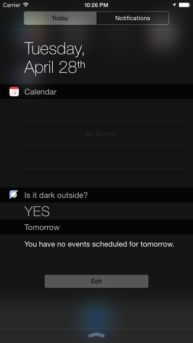 Is it dark outside? screenshot 3