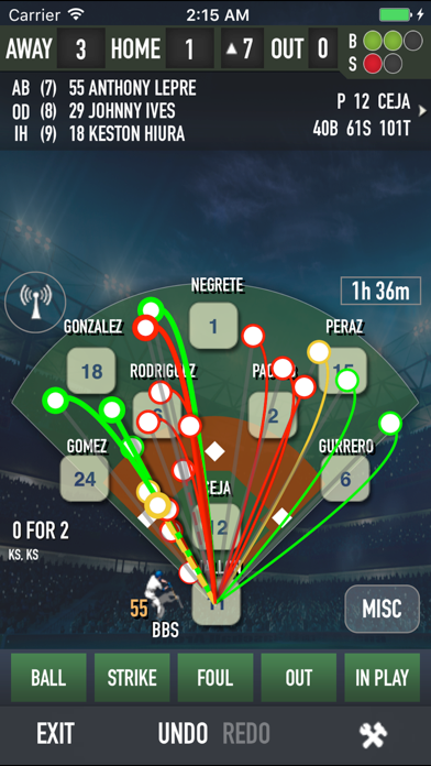iScore Baseball and Softball screenshot 4