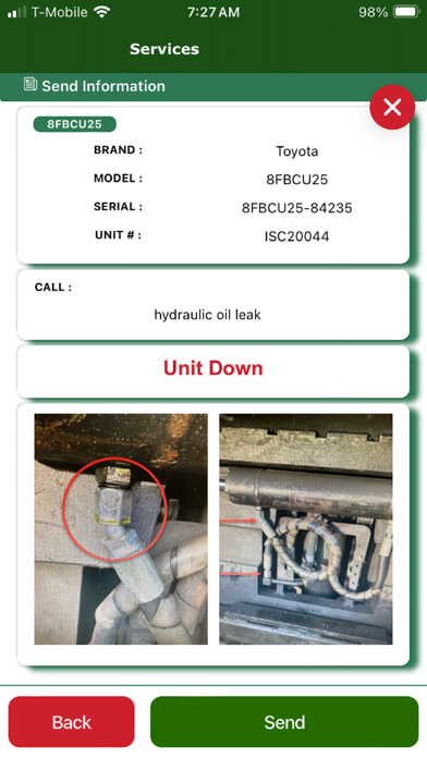 iServiceCall screenshot 1