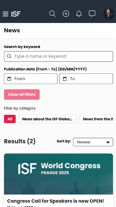 ISF Global Digital Community screenshot 1