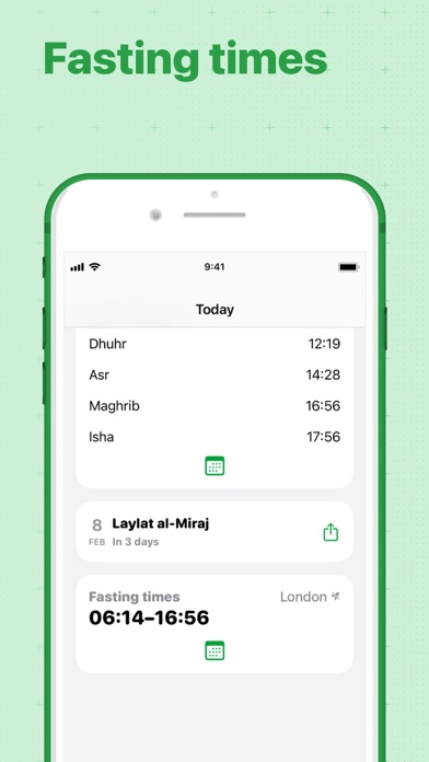 IslamApp: Prayer times, Qibla screenshot 3