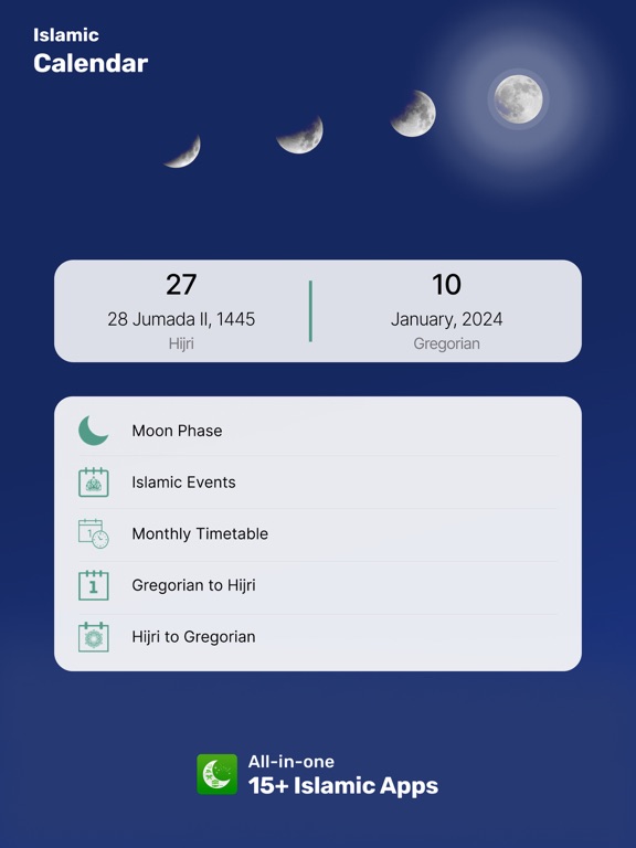 Islamic Calendar & Prayer Apps screenshot 6