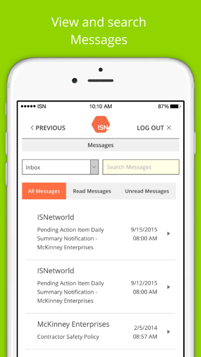 ISNetworld screenshot 4