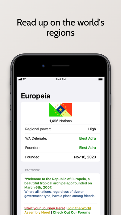 Issues for NationStates screenshot 2