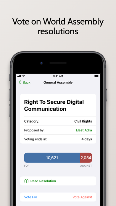 Issues for NationStates screenshot 3