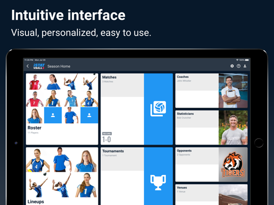 iStatVball 3 screenshot 1