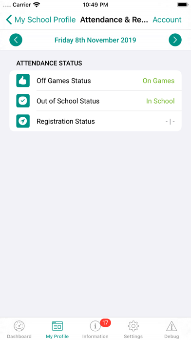 iStudent App screenshot 1