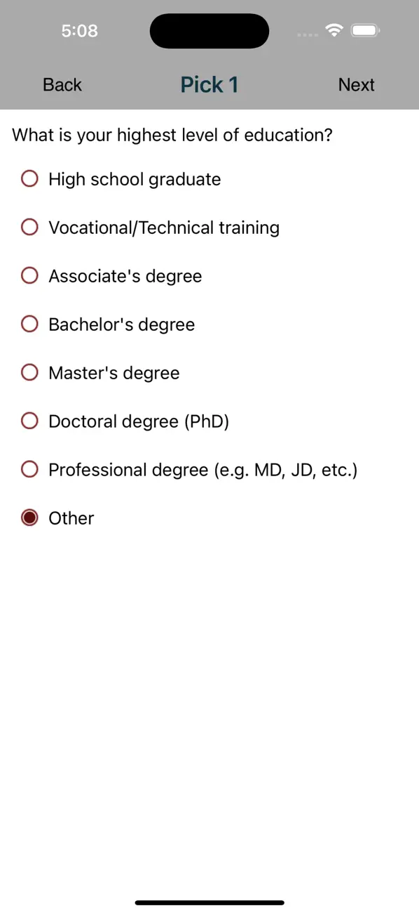 iSURVEY - Offline Survey Forms screenshot 1