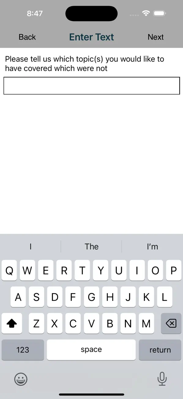 iSURVEY - Offline Survey Forms screenshot 2