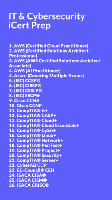 IT & Cybersecurity iCert Prep screenshot 5