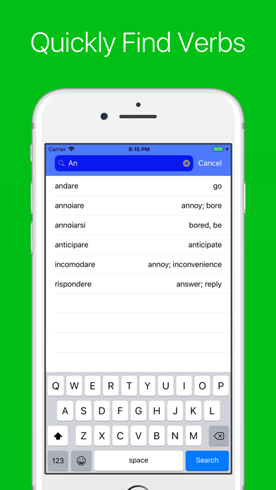 Italian Verb Conjugator screenshot 1