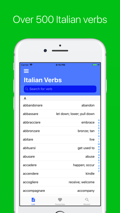 Italian Verb Conjugator screenshot 2
