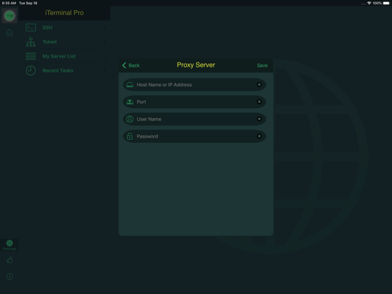 iTerminal - SSH Telnet Client screenshot 4