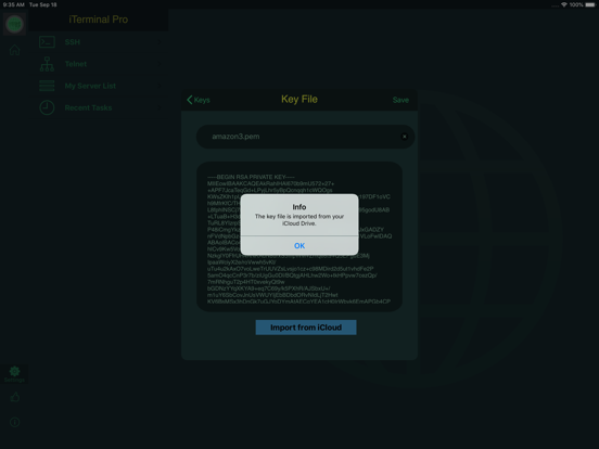 iTerminal - SSH Telnet Client screenshot 3