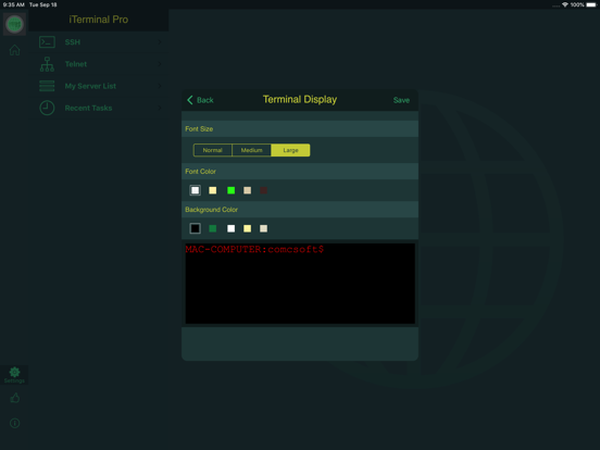 iTerminal - SSH Telnet Client screenshot 2