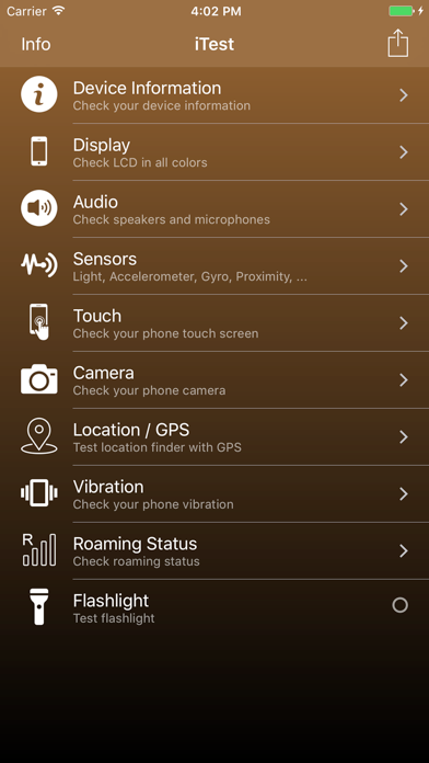 iTest - Device information screenshot 4