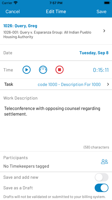 iTimekeep screenshot 4