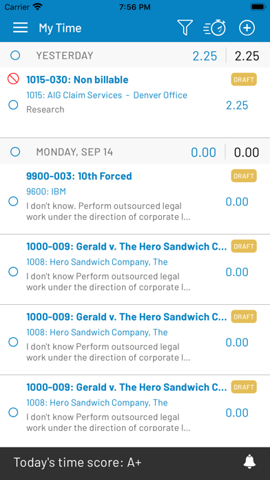 iTimekeep screenshot 5