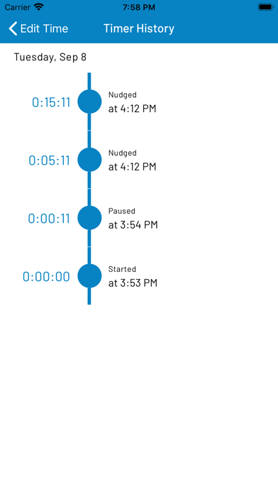 iTimekeep screenshot 3