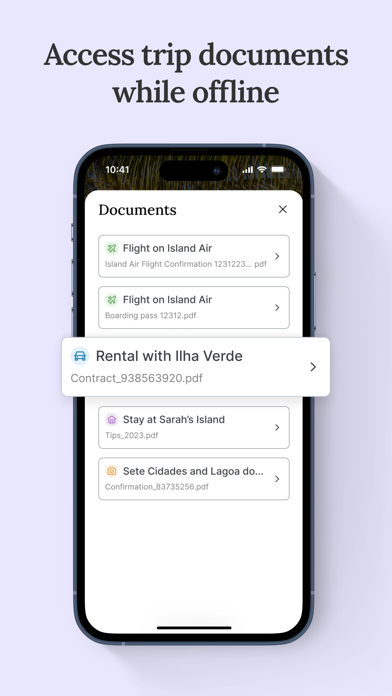Itineraries by TravelJoy screenshot 1