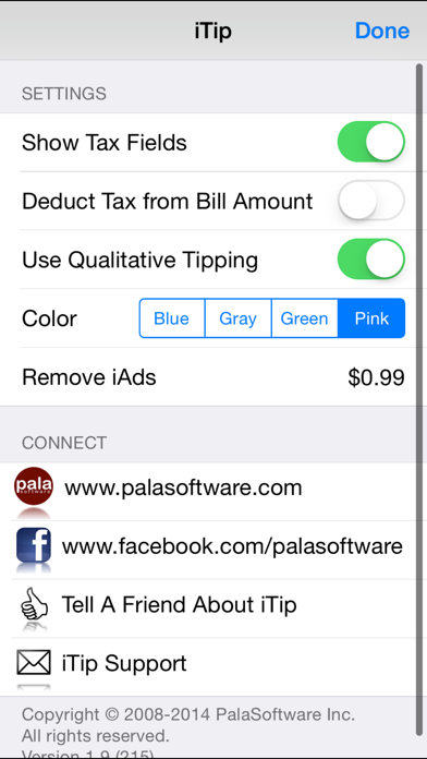 iTip Calc by PalaSoftware screenshot 1