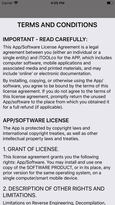 iTOOLco RLT screenshot 5