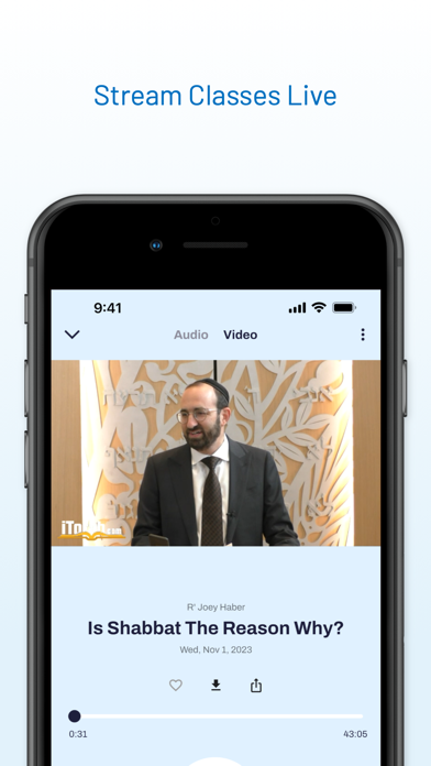 iTorah: Watch, Listen & Stream screenshot 3