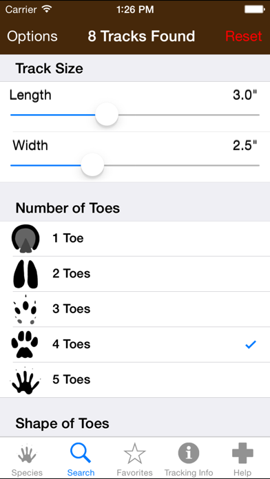 iTrack Wildlife Pro screenshot 1
