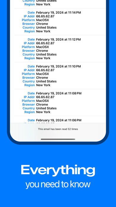iTrackMail - Email Tracking screenshot 2