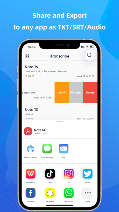 iTranscribe - Audio to Text screenshot 2