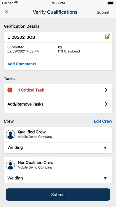 ITS OnBoard Verify screenshot 3