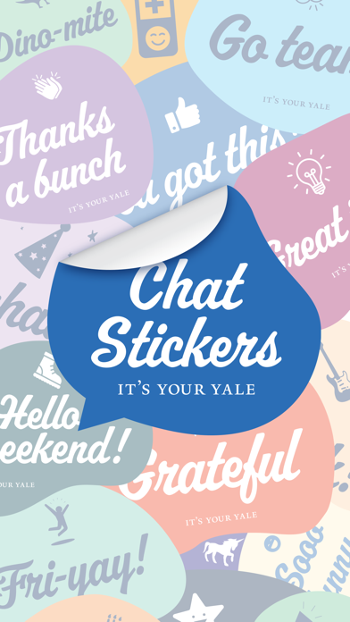 It's Your Yale Chat Stickers screenshot 3
