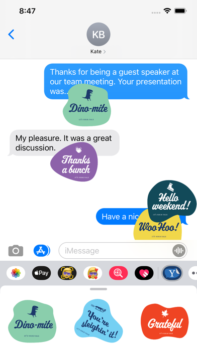 It's Your Yale Chat Stickers screenshot 2