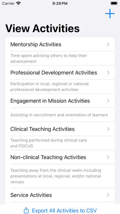 IU Faculty Activity Logger screenshot 1