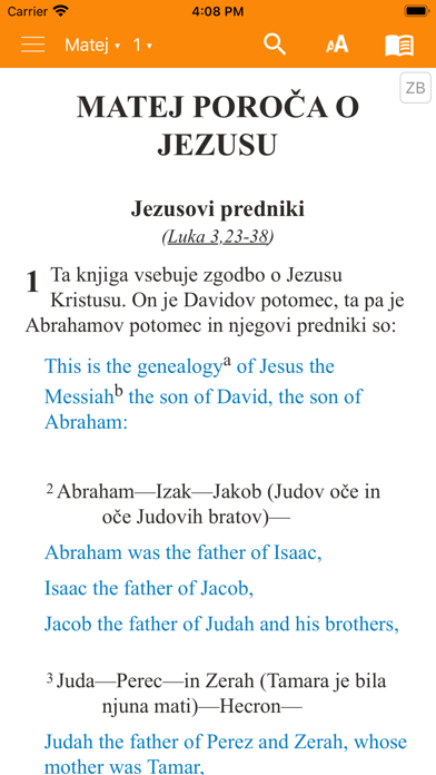 Živa Nova zaveza screenshot 2