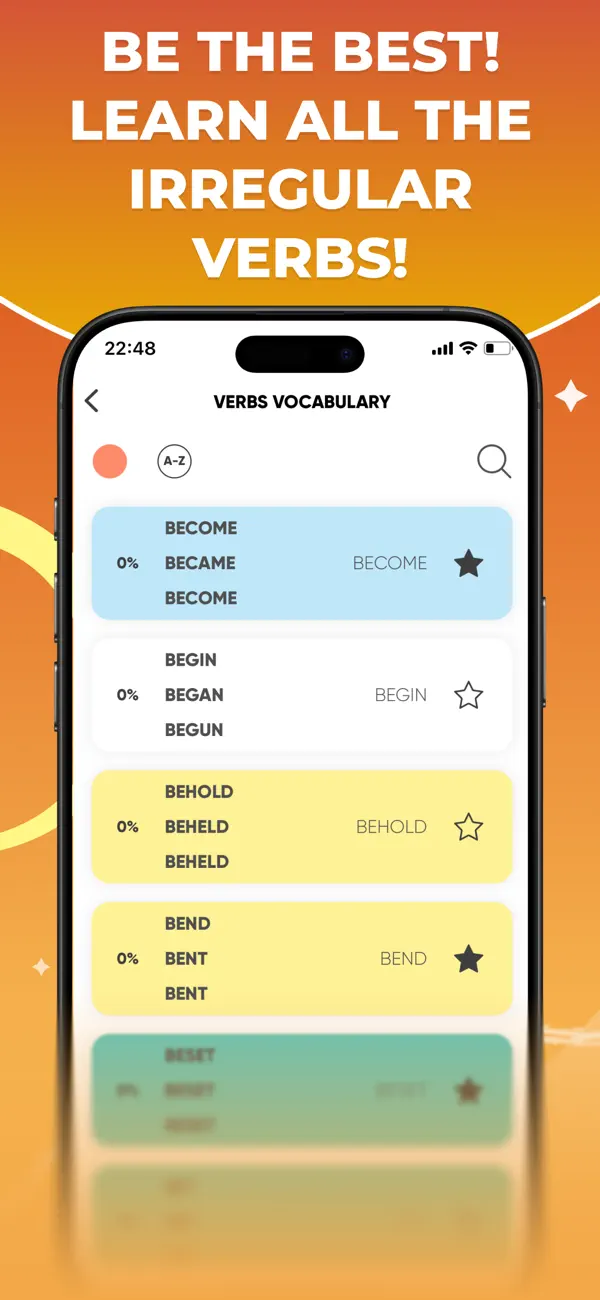 IVERBS Irregular Verbs English screenshot 5