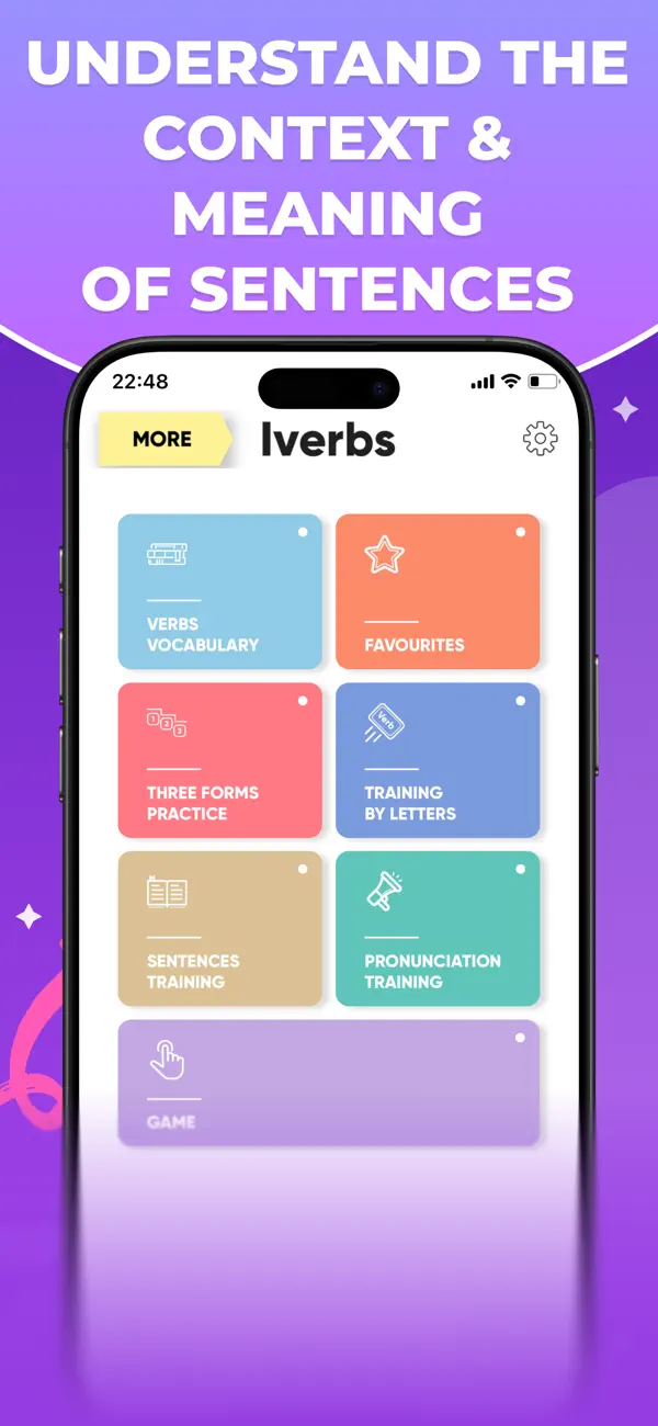 IVERBS Irregular Verbs English screenshot 3
