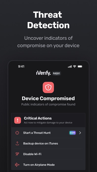 iVerify Basic screenshot 2