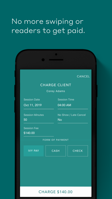Ivy Pay - Therapist app screenshot 2