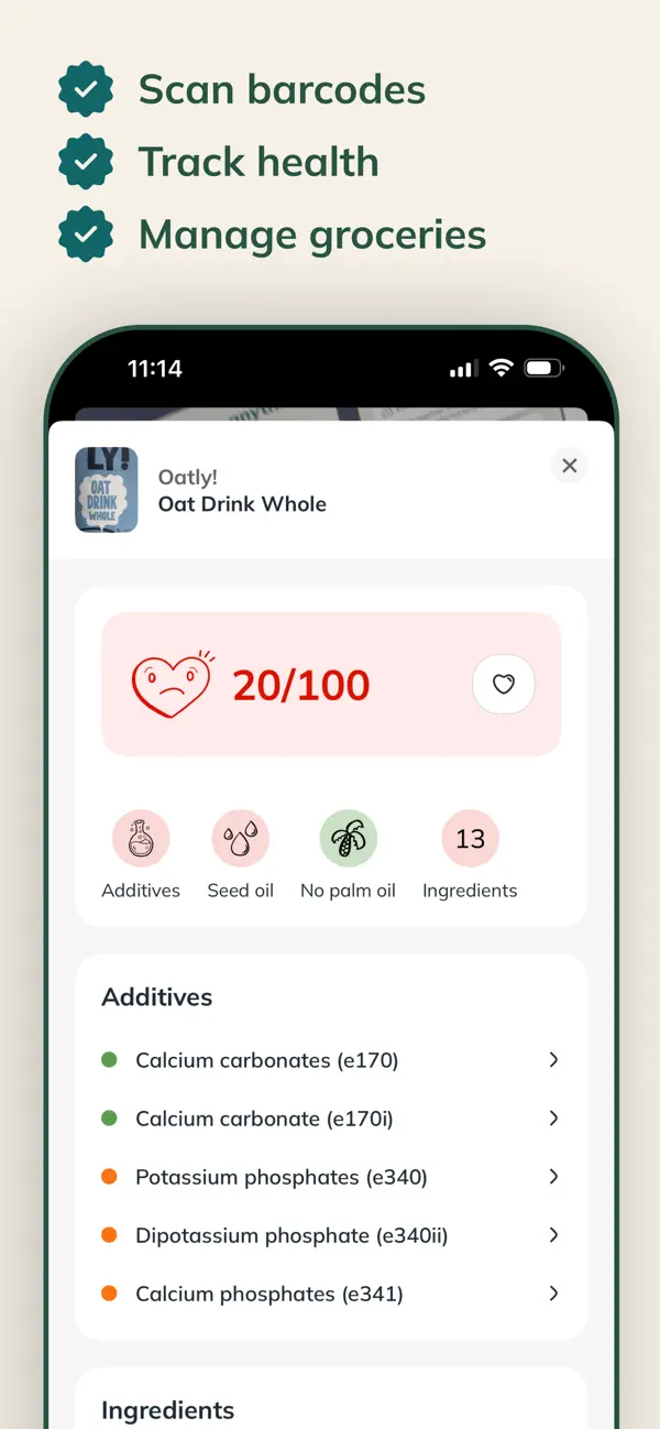 Ivy: Processed Food Scanner screenshot 5