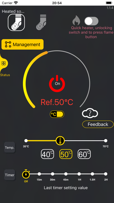 iWarmU screenshot 2