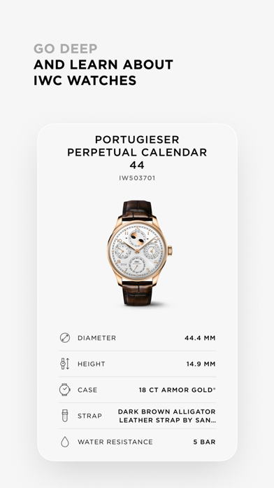 IWC Schaffhausen App screenshot 1