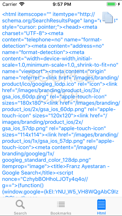 iWebSearch screenshot 2