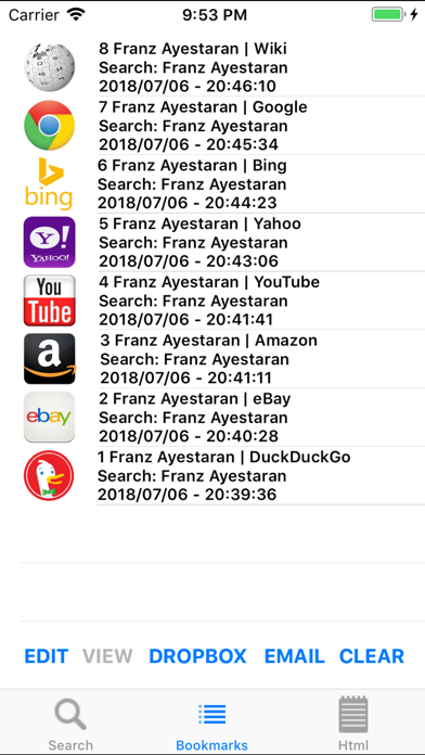 iWebSearch screenshot 3
