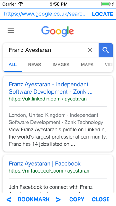 iWebSearch screenshot 4