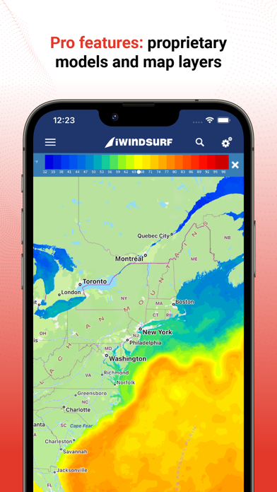 iWindsurf: Weather and Waves screenshot 2