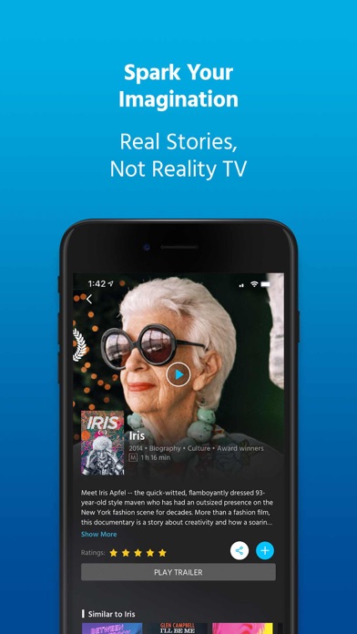 iwonder: watch documentaries screenshot 2