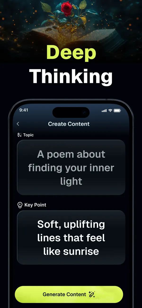 iWrite : AI Content Writer screenshot 1